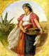 Algeria: "A Woman from Algiers', 1871. John Evan Hodgson (1831-1895)